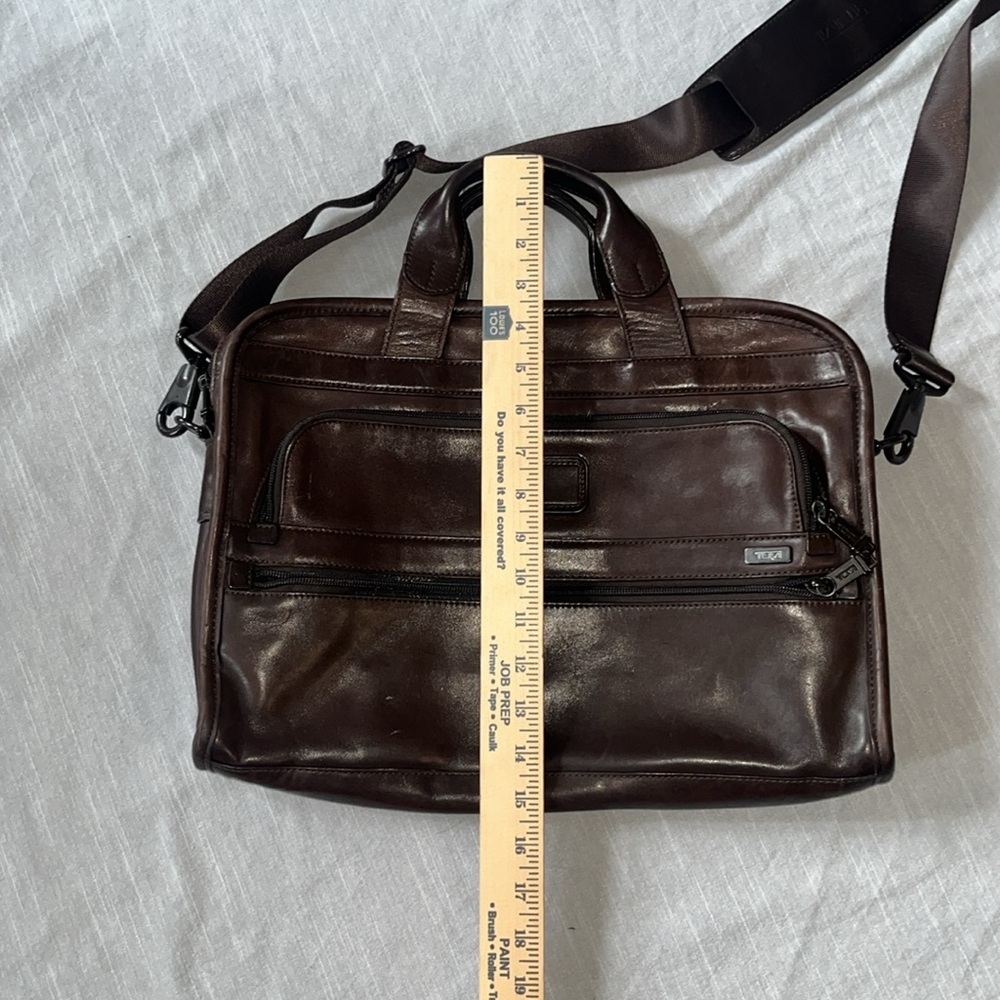 Tumi 96101BH ALPHA slim Deluxe Leather portfolio - Picture 6 of 11